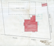 , Gillies Road block plan with tennis court and stables 1913. The size of the Wollstonecraft subdivisions can be seen in this 1913 block plan showing space for a tennis court and stables. Stanton Library