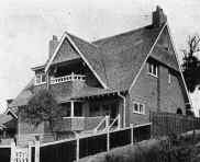 , One of three Waterhouse and Lake houses built in Cremorne Road before 1910, featured as 'A Livable Home' in <i>Building</i>, January, 1910. Stanton Library