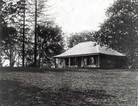 , This photograph of Crows Nest Cottage was taken just before it was demolished in 1904. Stanton Library