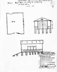 , Boat building shed plan.