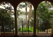 , View to the Harbour from 'Nutcote's' loggia. Photograph by Ian Hoskins, 2014