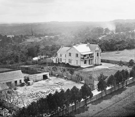 , 'Upton Grange' from 'The Towers'. Photograph by Charles Bayliss, 1875. Courtesy of State Library of New South Wales.