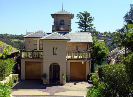 , 'Warringah Lodge' from Lodge Road, c.2000. Stanton Library.