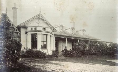 , Front view of 'Clifton', 1888. Stanton Library